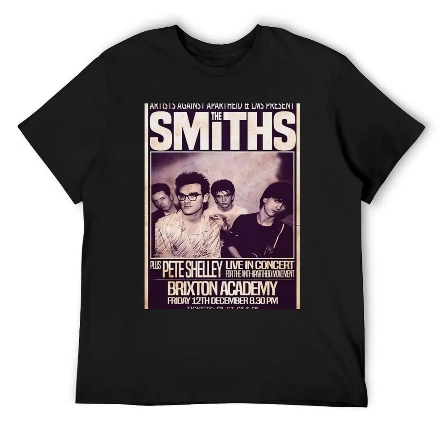 Футболка The Smiths 1986 The Final Concert, летняя футболка, синяя, архивная, на заказ, плотная, для мужчин. S