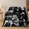 2026 Tommy Shelby P-Peaky B-Blinders Art Flannel Blanket,Cozy Soft Throw Blanket for Home Bedroom Bed Sofa Picnic Cover Gift