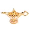 Retro Arabian Lamp Zinc Alloy Home Party Tabletop Exquisite Carved Legend Wishing Light Props