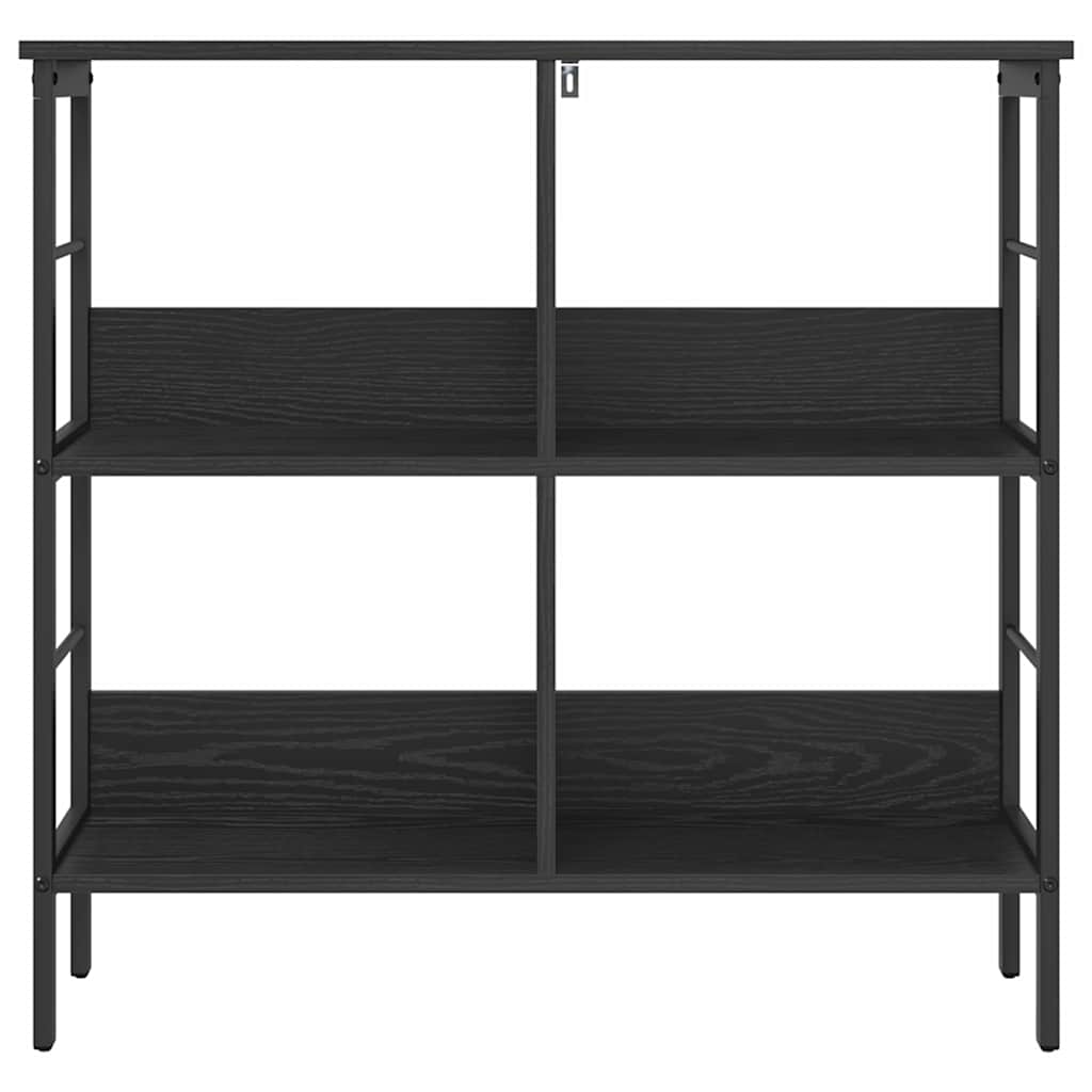 Bücherregal Schwarzeiche-Effekt 82 x 32 x 79 cm Spanplatte