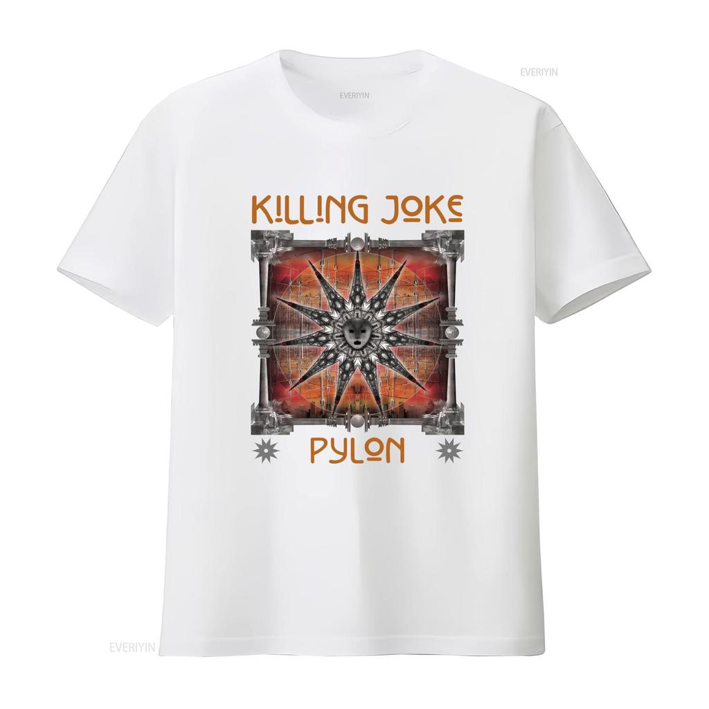 Killing Joke Pylon Rockový Koncert Vintage Design Tričko Unikátní Merch Kapely pro Hudební Fanoušky vintage Vyprané Univerzální