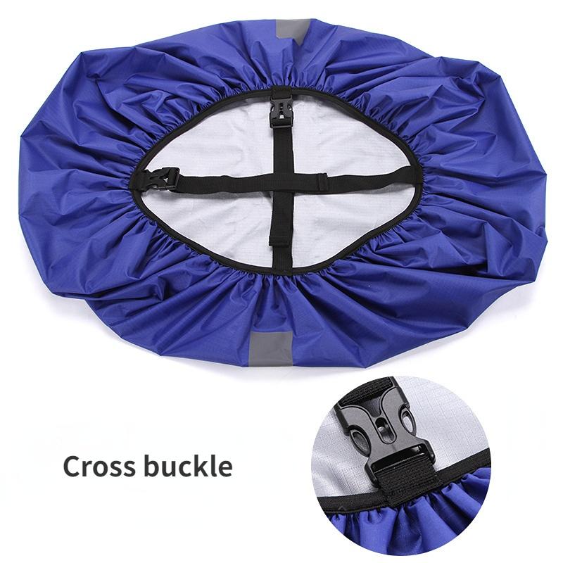 Waterproof Backpack Rain Cover Outdoor Hiking Climbing Bag Cover Cross Buckle Waterproof Rain Cover for Backpack