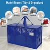 Umzugstaschen mit Tragegriffen Robuste Wasserdichte Aufbewahrungstaschen Große Kapazität Faltbare Aufbewahrungstaschen für Studentenwohnheim Reise Camping