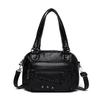 Soft Leather Bag Crossbody Portable Underarm Women's Bag Trendy Handbag New High-end Medium Mother Mobile Phone Bag