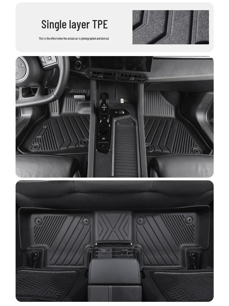 Durable, waterproof, eco-friendly, odorless, non-slip TPE floor mats for Bispeed T3/M3.