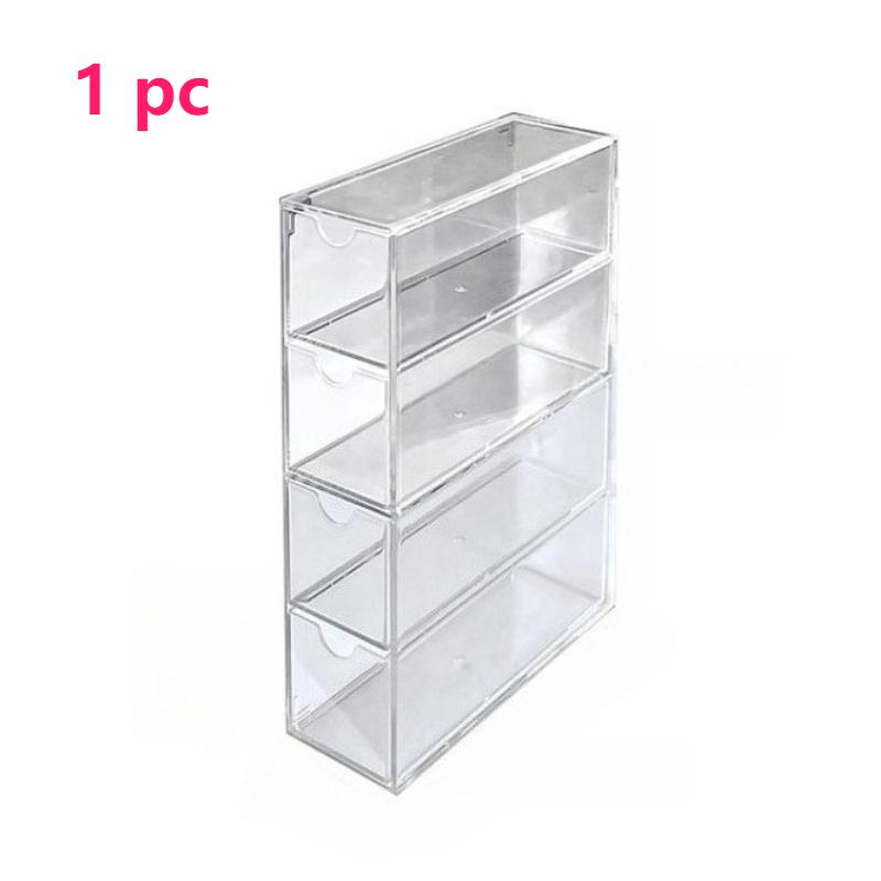 

Transparent Acrylic Daily Towaway Contact Lens Storage Box Cosmetics Large-capacity Storage Rack Organizer with Multiple Pairs