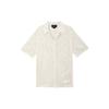 X A Ma Maniére Colaboración Color Sólido Exterior Casual Deportivo Manga Corta Camiseta de Punto Unisex tops Phantom-Gray Blanco HF0535-030
