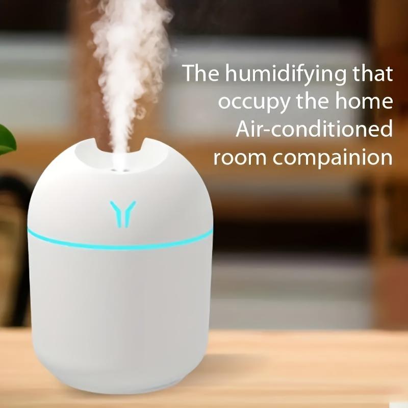 Mini Humidificador de Aire USB Habitación de Bebé 250ML Difusor de Aceites Esenciales de Aroma Coche Ultrasónico Silencioso Generador de Niebla Difusor Lámpara LED de Color