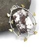 Natural Wild Horse Gemstone 925 Sterling Silver Jewelry Designer Pendant 1.95" AJP-70