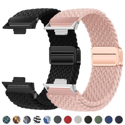 Nylonarmband für Xiaomi Mi Band 9 Pro/Mi Band 8 Pro Magnetisches Austauschbares Armband für Redmi Watch 4/5 Armband Uhrenarmband Zubehör