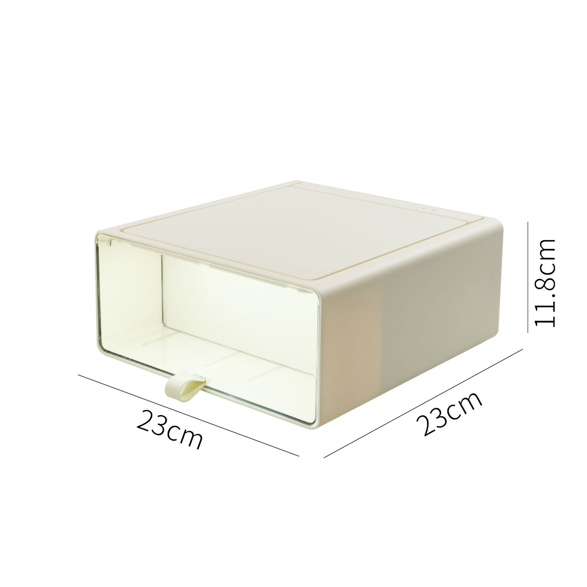 

Organizer Figurine Display Box Transparent Desktop with Light Drawer-Type Desktop Storage Box Blind Box Display Stand