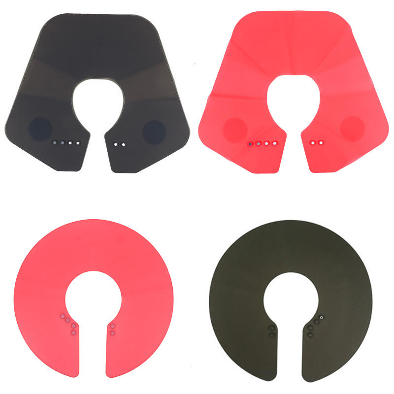 Silicone Salon Hair Cutting Collar Waterproof Hair Dye Shawl Reusable Hairdressing Neck Wrap for Hair Dye Perm and Shampoo