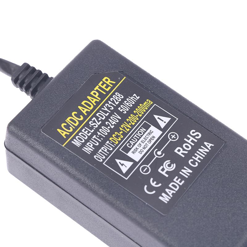 Nastavitelný adaptér zapnuto/vypnuto 3V-12V 2A Napětí 3V 4,5V 5V 6V 7,5V 8V 9V 10V 12V 2A 24W Napájecí zdroj Nabíječka 5,5 mm