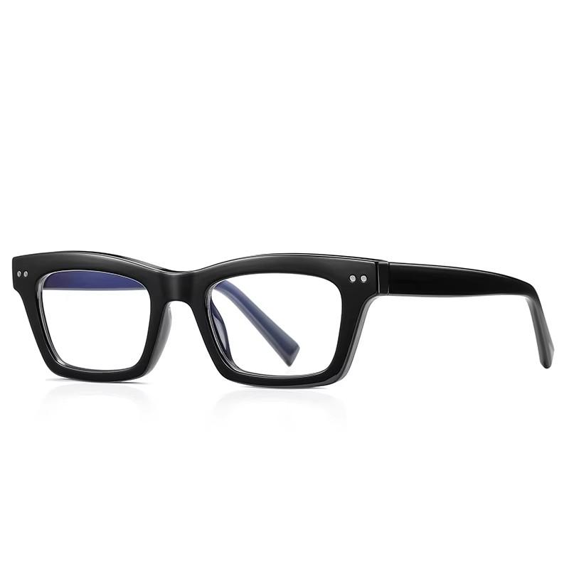 

Black Leopard Square Optical Glasses With Anti Blue Rays Photochromic Myopia Hyperopia Bifocal Eyeglasses Single Version&1.56&Anti Blue Ray