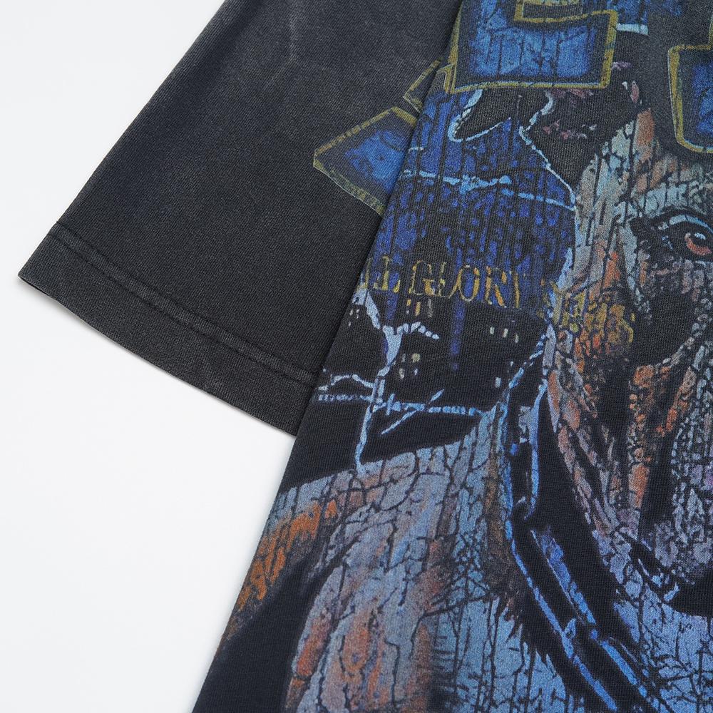 V531 Vale Forever Valley Sport VAKTHUND STOR T-SKJORTE Sommer Street Trendy T-skjorte