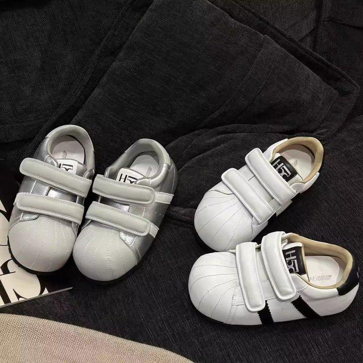 

Platform women s shoes Dimensional Dream | Q version bubble shell cartoon board shoes 6cm Velcro inner height increase new trendy shoes 40 серебряный