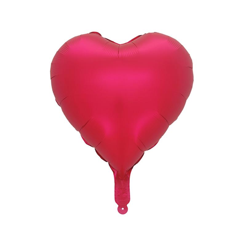18\" Heart-Shaped Foil Balloon - Wedding, Engagement, Love Decoration