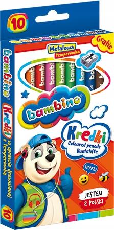 KREDKI BAMBINO 10KOL JUMBO +TEMP. 0331 A'8