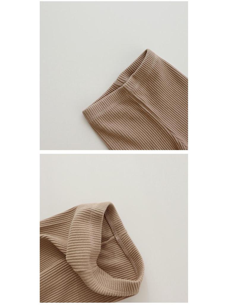 Mädchen-Strickleggings im INS-Stil mit Spitzenbesatz für Frühling und Herbst