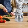 1Set Premium Stainless Steel Handheld Bento Case Lightweight Compact Food Box Sealed Storage Container for Adults Lunch