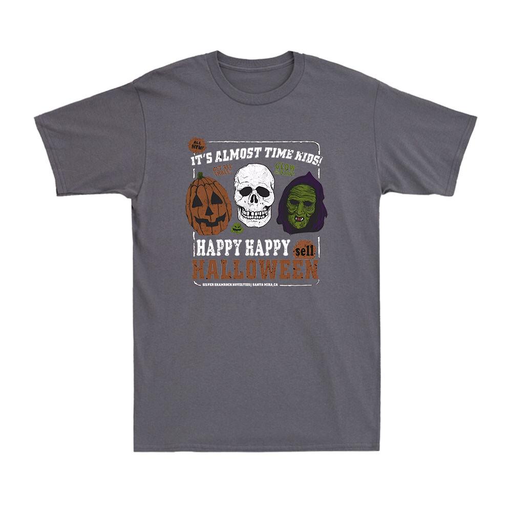 Halloween Silver Shamrock Masks Horror Skull Pumpkin Novelty Unisexs TShirt