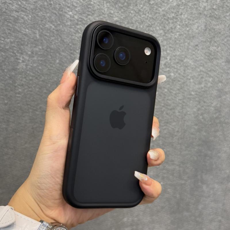 Luxury Matte Translucent Phone Case For iPhone 17 Pro Max 17 Air Camera Control Button Shockproof Bumper Protection Back Cover