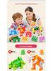 GUDI Newle 2926 Transforming Alphabet Dinosaur Robot - Compatible with Lego Bricks for Educational Assembly (Boys)