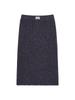 KIRSH Texture Pattern Knit Long Skirt [Dark Navy]