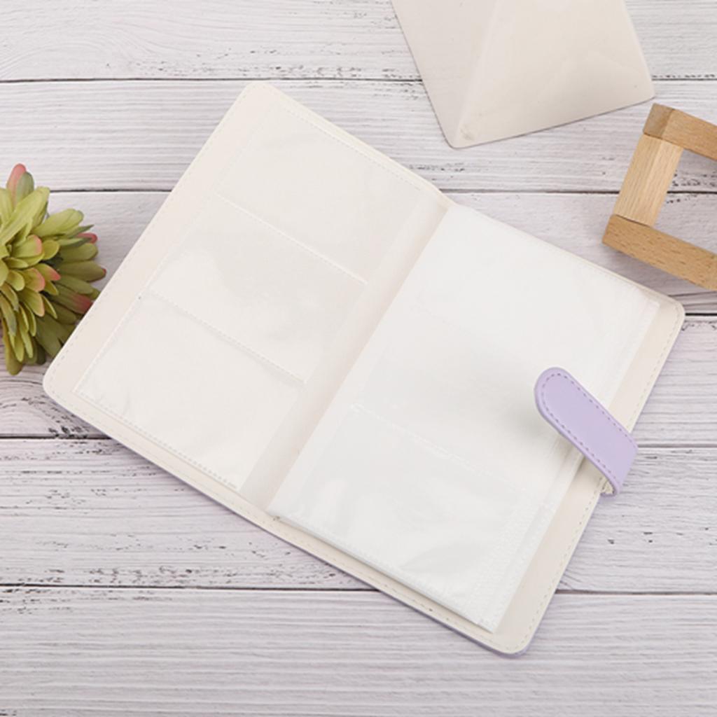 3in 96 Fickor PU Universal Fotoalbum Kortfodral Bankkort Förvaringsbok för mini11897s257090