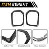 REPAIROCK 1 Set Fog Light Grille Cover Trim Front Lower Bumper Fog Light Cover