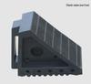 Large Portable Anti-Roll Wheel Chock: Rubber & Wood Stopper for Truck Tires
