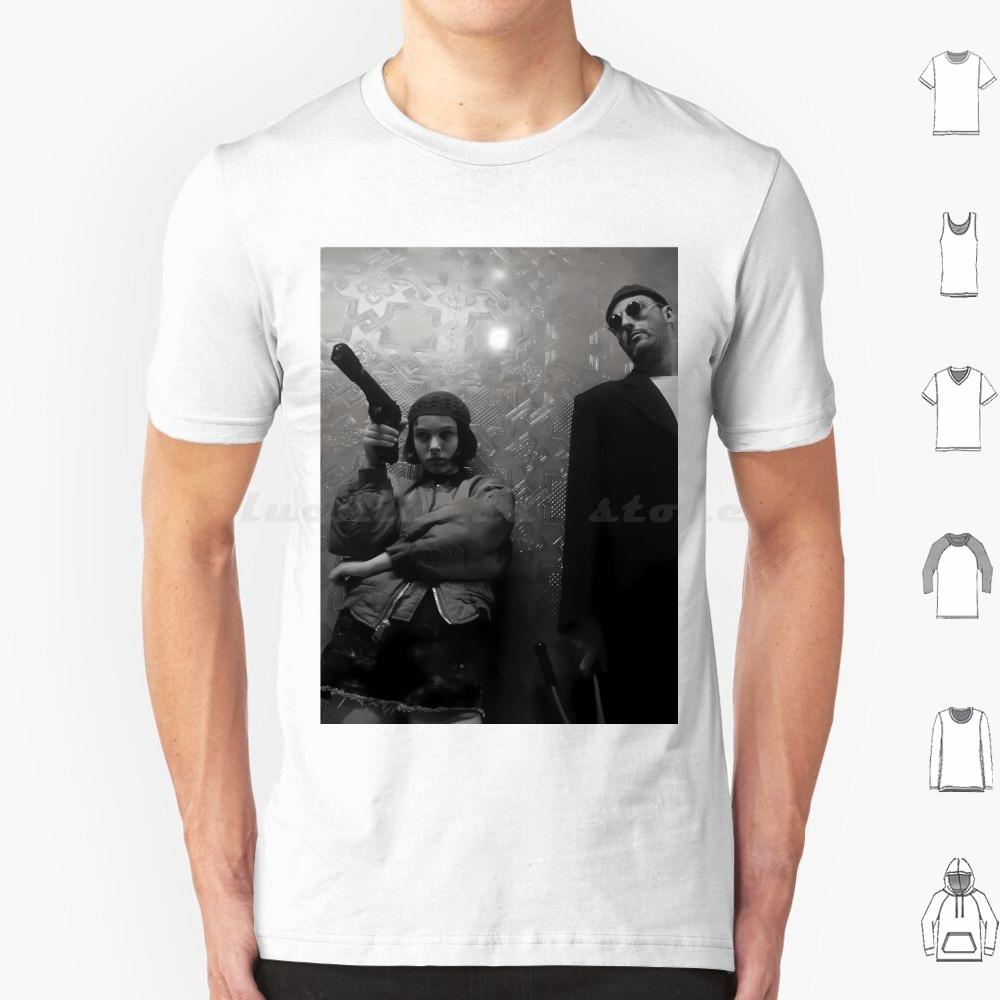 Leon The Professional Midcentury Retro Movie Poster T Shirt 6xl Cotton Cool Tee Leon Leon The Professional Movie The