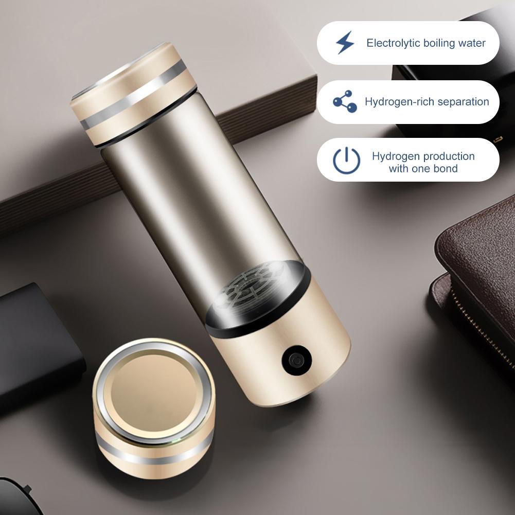 330ml Waterstofrijk Waterbeker Draagbare Elektrische Waterstofrijk Water Generator Fles Kwaliteitsfilter Gezondheidszorg Waterbeker