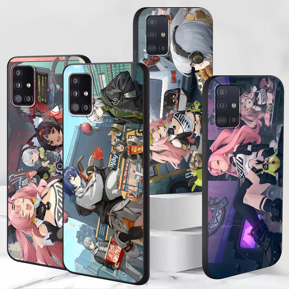 Nicole Demara Zenless Zone Zero Case for Samsung Galaxy S23 S21 S20 FE S24 S22 Ultra S10 S10e S9 Plus Soft Black TPU Phone Cover