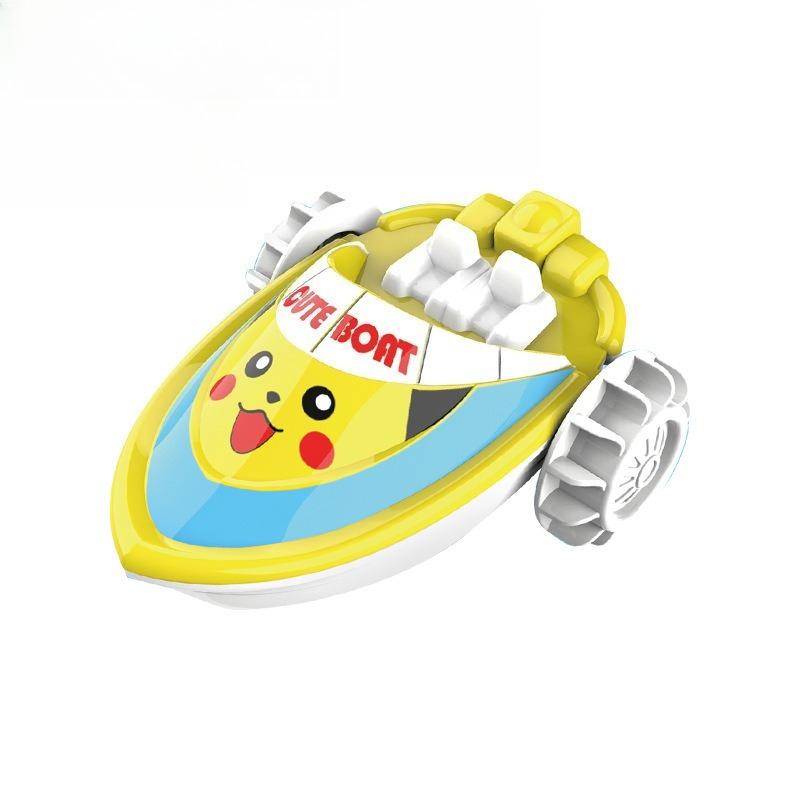 Baby Bath Toys Children Bathing Cute Swimming Duck Water Playing Toys Clockwork Car Cartoon Vehicle Baby Bath Toy for Kids Gift