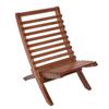 Holzstuhl Dunkelbraun Stilvoll Klappbar Ergonomisch Hohe Rückenlehne Stabile Unterstützung Holz Liegestuhl