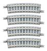 TOMIX N Gauge Curved PC Rail F Set 1863 Railway Model Supplies C243-15-PC 4-piece
