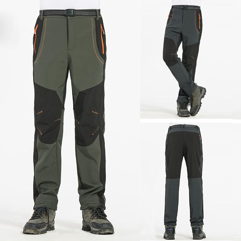 Men Couple Waterproof Windproof Outdoor Hiking Warm Winter Thick Pants Trousers