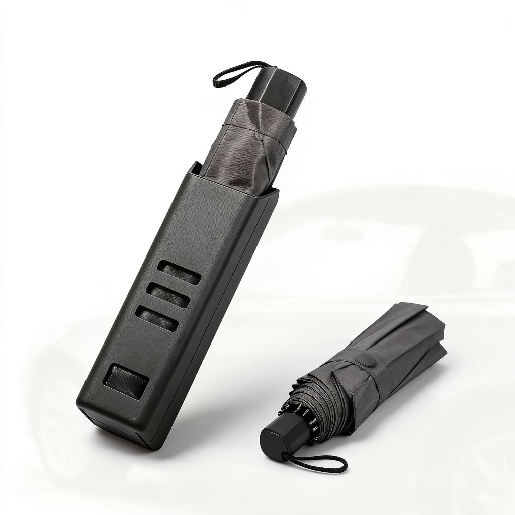 Car Trunk Umbrella Storage Box, an Easy-to-install, Space-saving Car Accessory