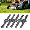 Lithium Electric Grass Cutter Metal Grass Clippers Cordless Lawn Mower Accessories Three-hole Slotted Knife