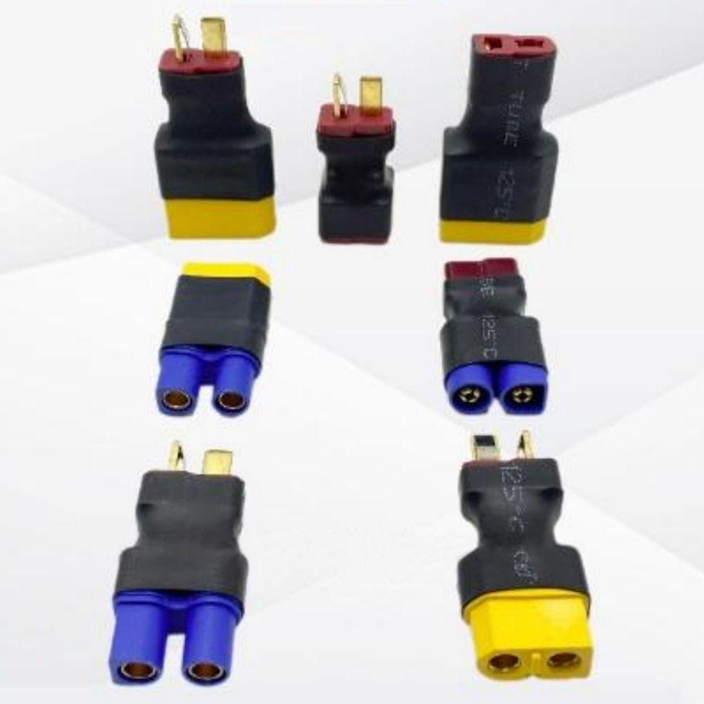XT90 EC3 Airplane Battery Revolving Female Connector to Banana Head for 2pcs Welding Accessories