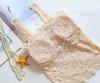 Lace Trim Underwear Camisole with Chest Pads - Women's Versatile Anti-Exposure Long Bra