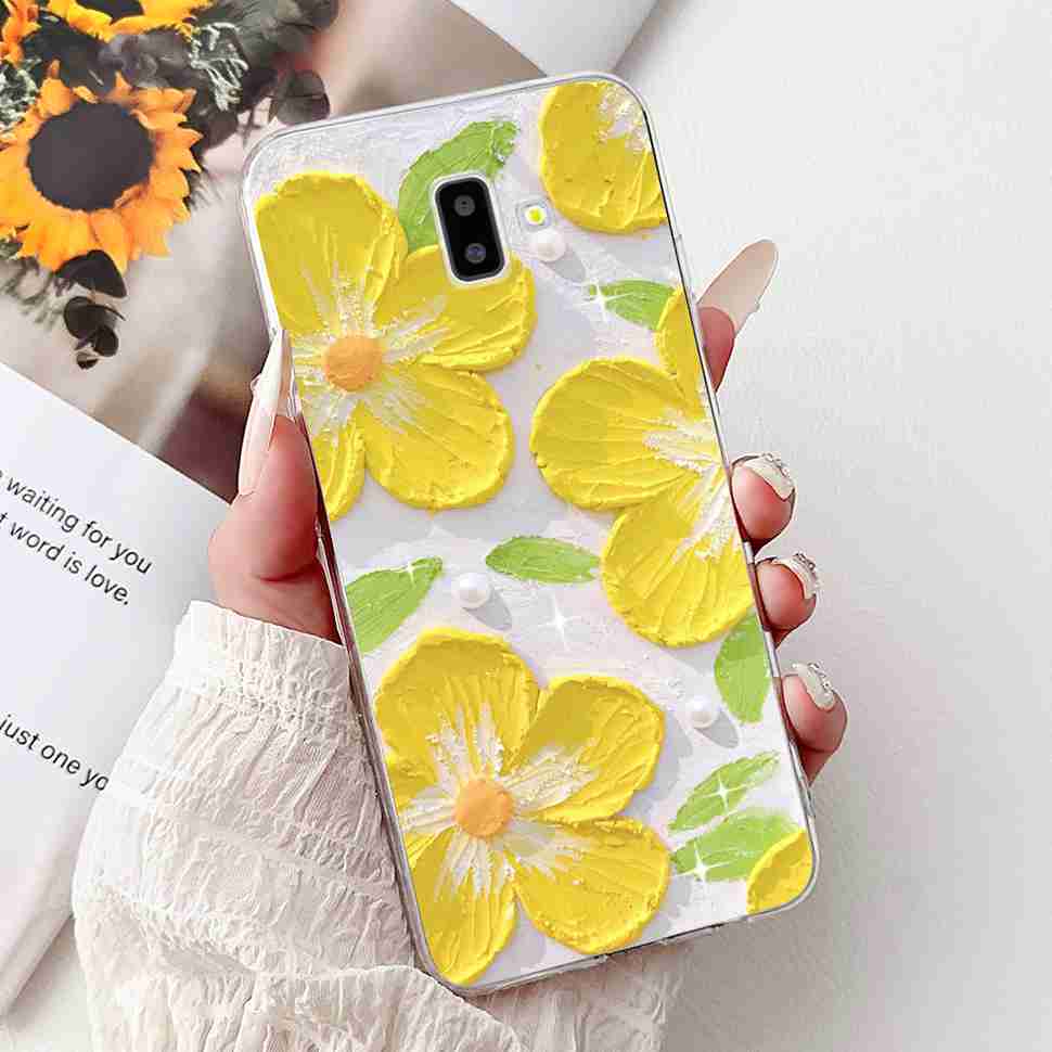 For Samsung Galaxy J6 Plus Case J610F J610G Popular Painted Phone Cover Soft Silicone Cases For Samsung J6 Plus GalaxyJ6+ Coque