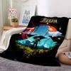 1pc Links Epic Adventure Hyrule Flannel Blanket for Super Soft Cute Comfort Blanket for Travel Bedding Couch Sofa Blanket Y82550