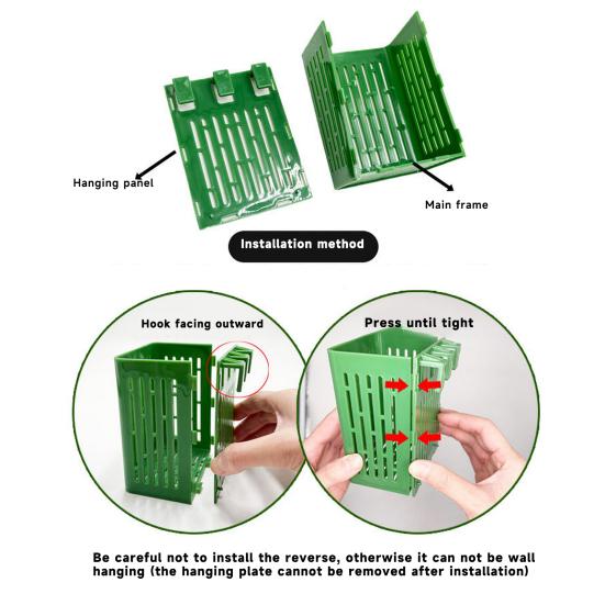 Pflanzenhalter für Aquarien, hitzebeständig, Hydrokulturkorb, Hängende Pflanzbecher für Aquarien mit Haken für Unterwasser-Wasserpflanzen