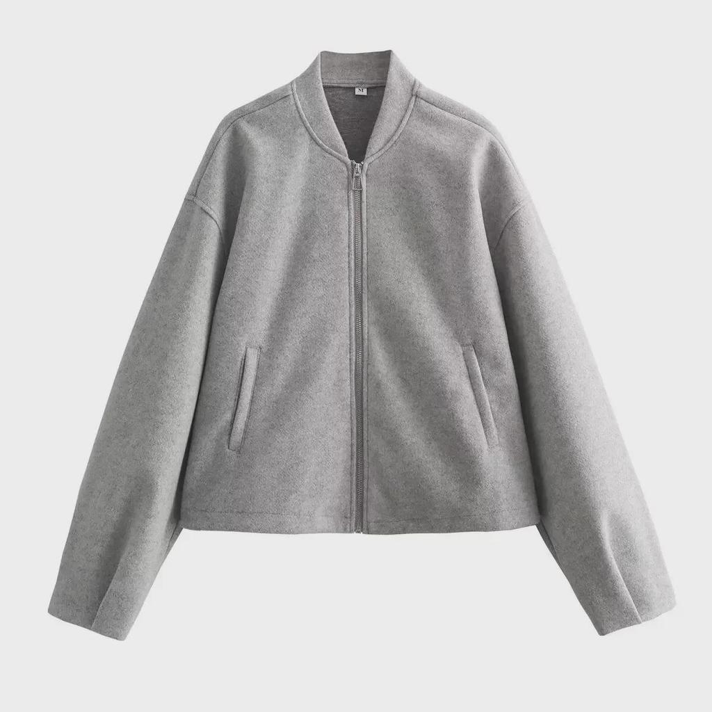 2024 Podzimní dámská stylová volná pilotní bunda - Evropská a americká móda