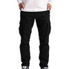 Pantaloni casual da lavoro con lacci e corda in cotone per ragazzi, larghi e dritti, da uomo, primavera e autunno, nuovi, di grandi dimensioni