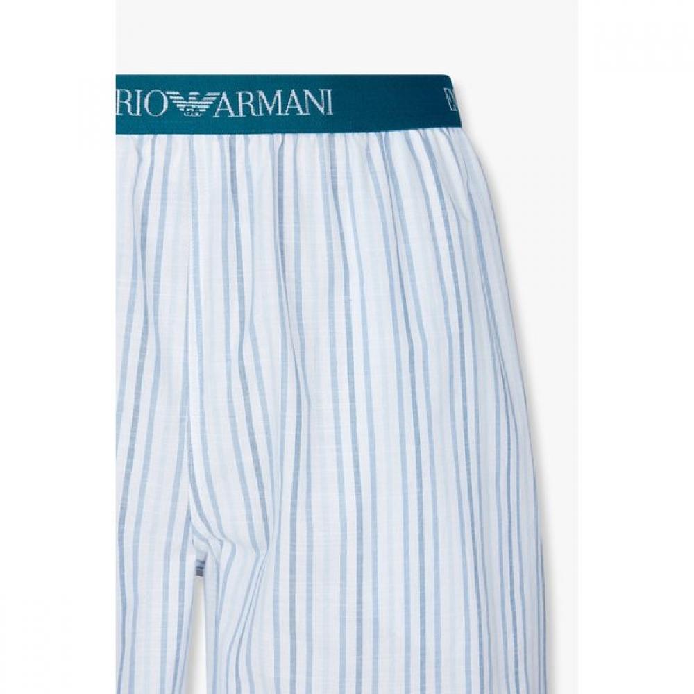 Emporio Armani Men S Lounge T ShirT   ShorTS Mini Eagle Logo  0815134018 0815131018 