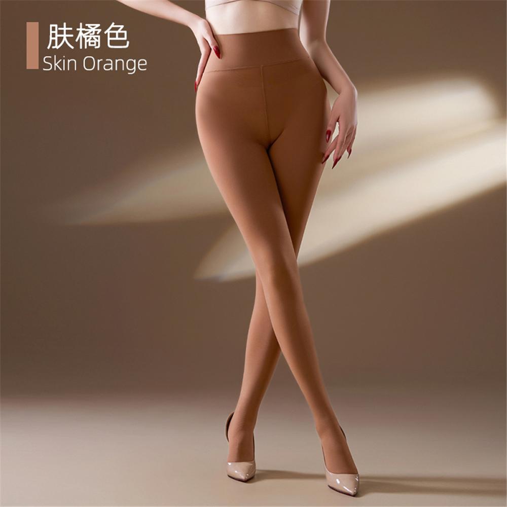 Sexy Women 120D Antumn Winter Warm Pantyhose Open Crotch Elastic Bottom Wear High Waist Tights Shaping Stocking Leggging