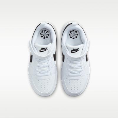 Nike Court Borough Low Recraft White Black (PS)